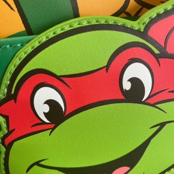 Teenage Mutant Ninja Turtles TMNT Squad (All 4 Turtles) Loungefly Backpack - Picture 4 of 12